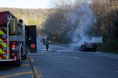 Car Fire on Route 55
April 17th 2012