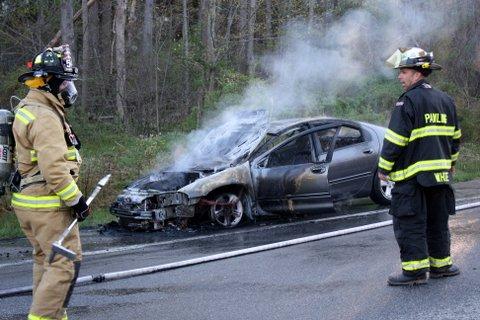 Car Fire on Route 55
April 17th 2012