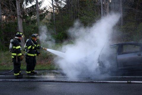 Car Fire on Route 55
April 17th 2012