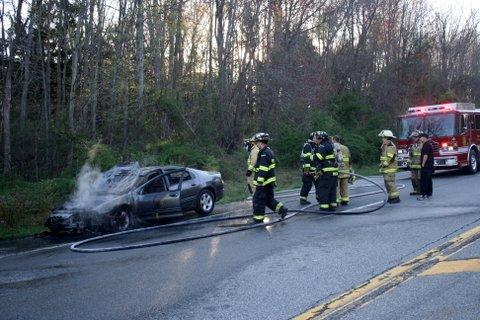 Car Fire on Route 55
April 17th 2012