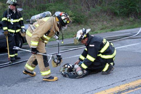 Car Fire on Route 55
April 17th 2012